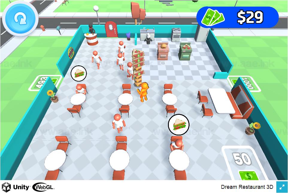 《超级汉堡店H5》经典三网H5益智类抖音微信爆火小游戏WIN系一键服务端+Linux手工服务端+详细搭建教程_Aae_Source