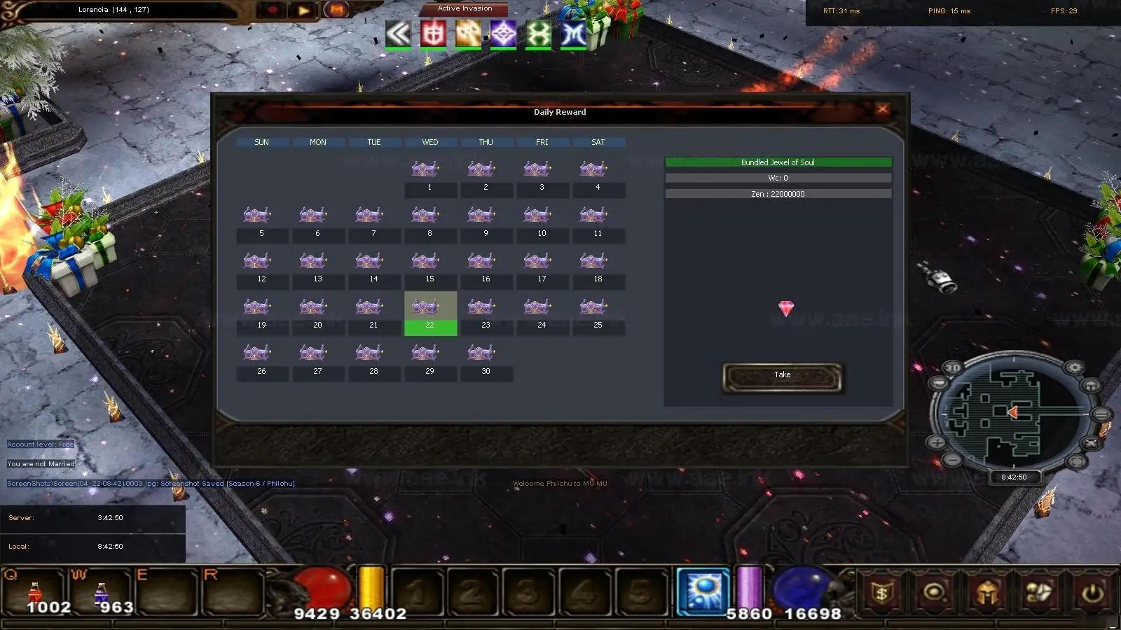 图片[2]_《奇迹Mu Moldovan Season6 Ep19》经典怀旧2.5D奇迹MU端游外版+EMOJ表情+每日签到+自动寻路+宝石叠加+迷你地图_Aae_Source