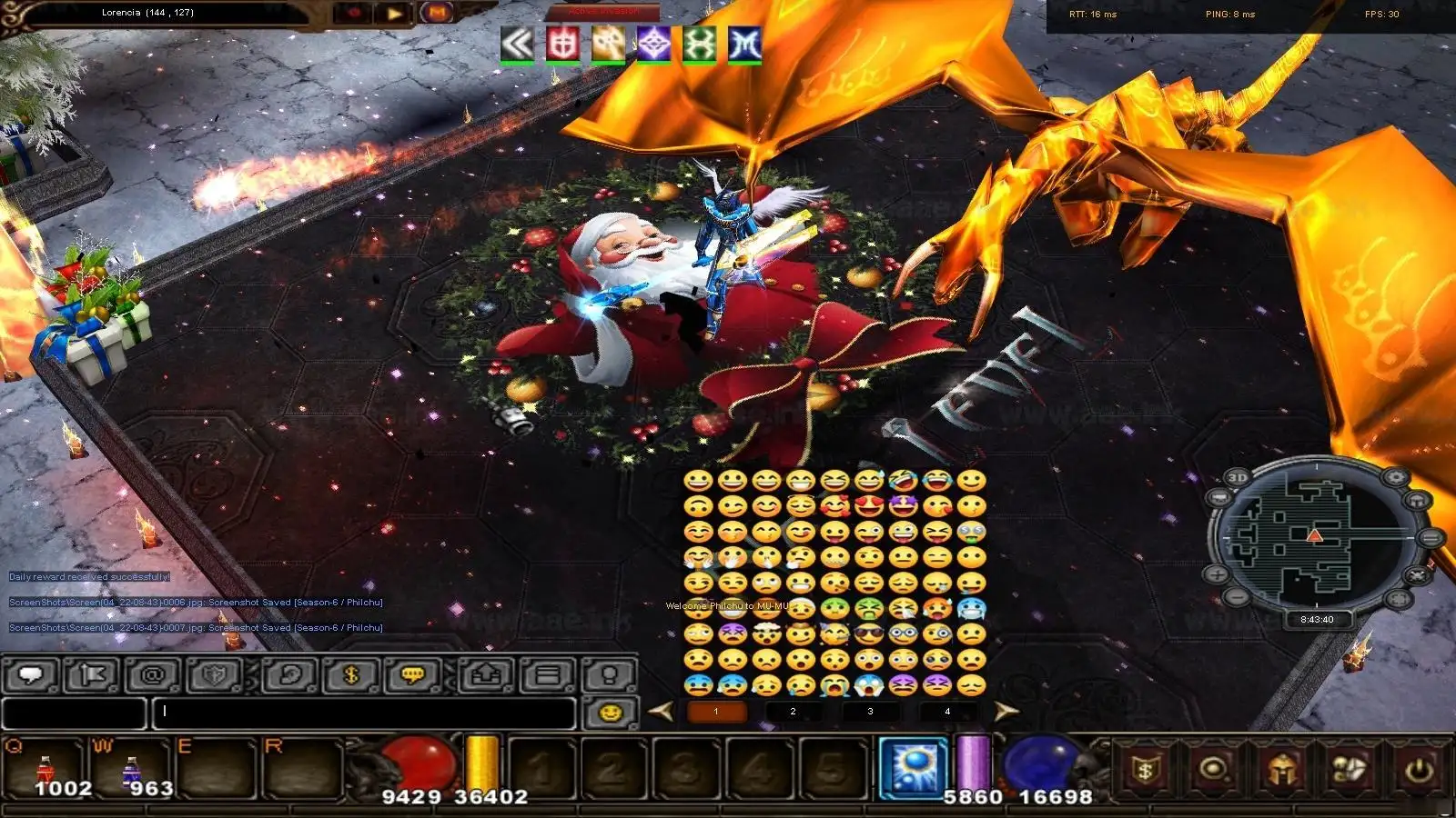 图片[6]_《奇迹Mu Moldovan Season6 Ep19》经典怀旧2.5D奇迹MU端游外版+EMOJ表情+每日签到+自动寻路+宝石叠加+迷你地图_Aae_Source